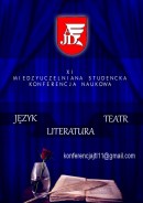 Zaproszenie na konferencję Język–Teatr–Literatura XI