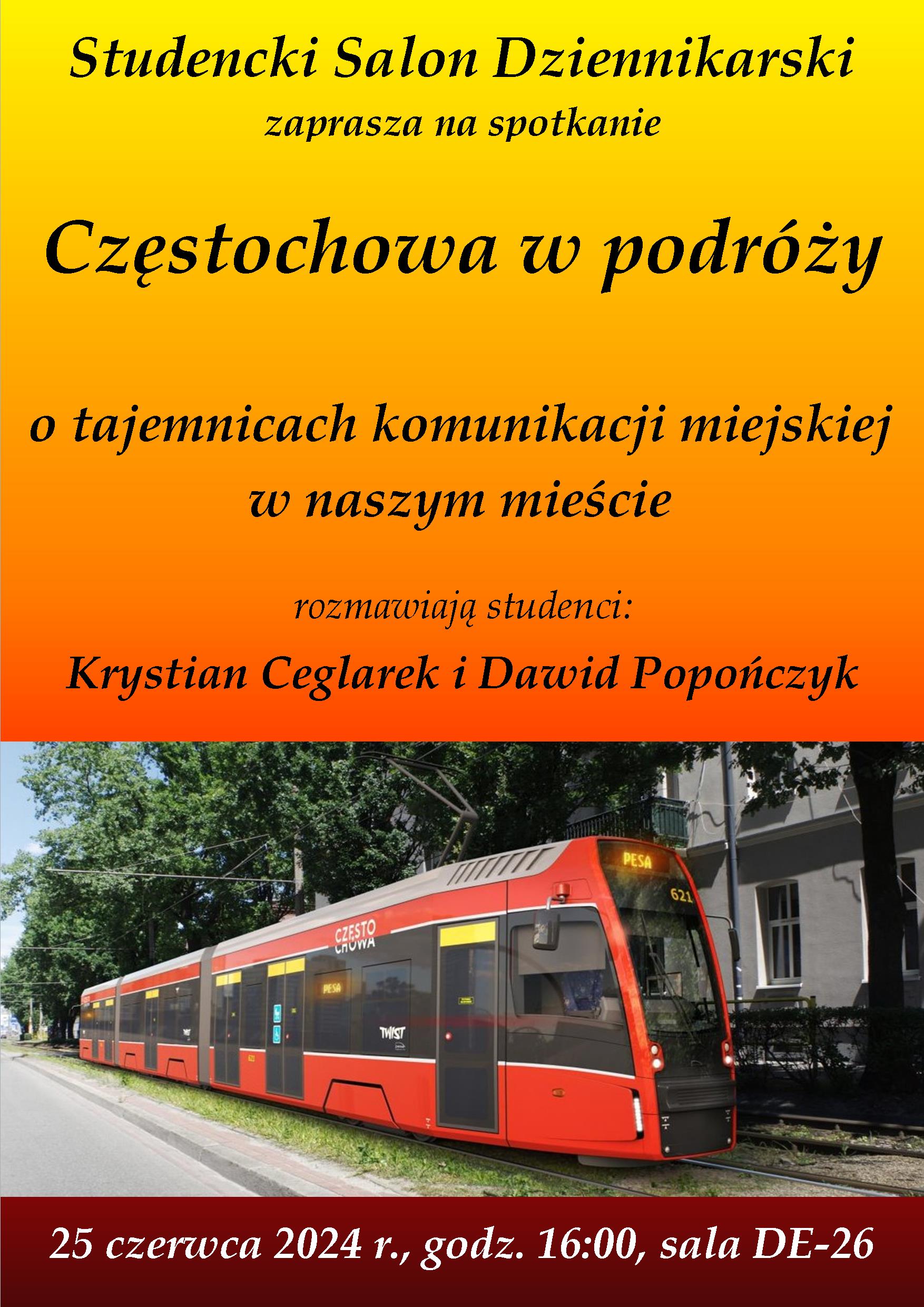 Plakat z treścią ogłoszenia